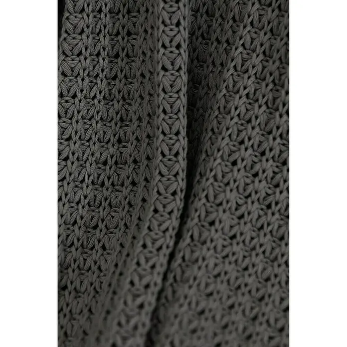 Nielsen Plaid Kuscheldecke Alen - L x B: 200 x 150 cm, Antik Grau