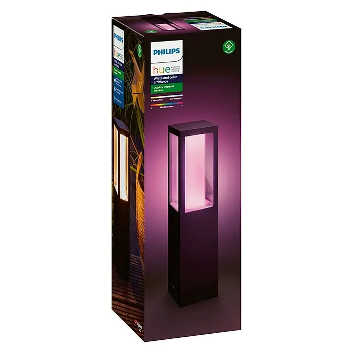 Philips Hue Sobremuro LED Impress - 2 luces, 8 W, Color de luz: Multicolor, IP44