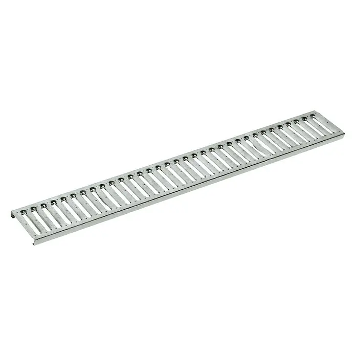 Dakota Rejilla de alcantarillado para canaleta Con clip - 1 m x 13 cm x 2 mm, Metal