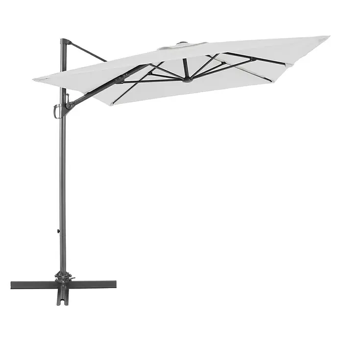 Sunfun Parasol de jardín Sorrento - Crudo, L x An: 250 x 200 cm
