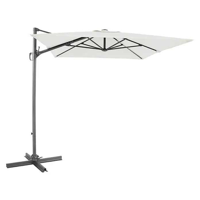 Sunfun Parasol de jardín Sorrento - Crudo, L x An: 250 x 200 cm
