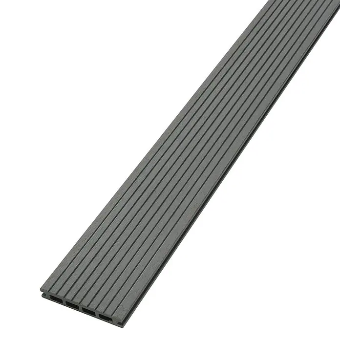 Tablón para terraza WPC Dark Grey - 200 x 13,5 x 2,1 cm, Gris oscuro