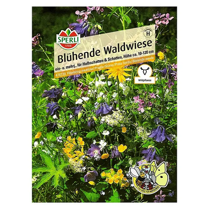 Sperli Wildblumensamen - Waldwiese, 3 m² - Vorderansicht