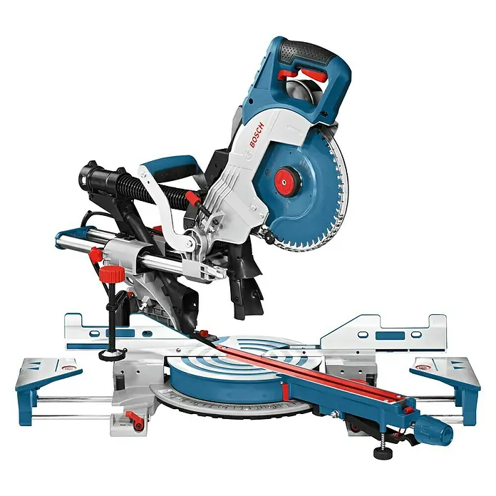 Bosch Professional Kappzugsäge GCM 8 SDE - 1.600 W, Durchmesser Sägeblatt: 216 mm, Leerlaufdrehzahl: 3.500 U/min - 5.000 U/min - Rechte Seitenansicht