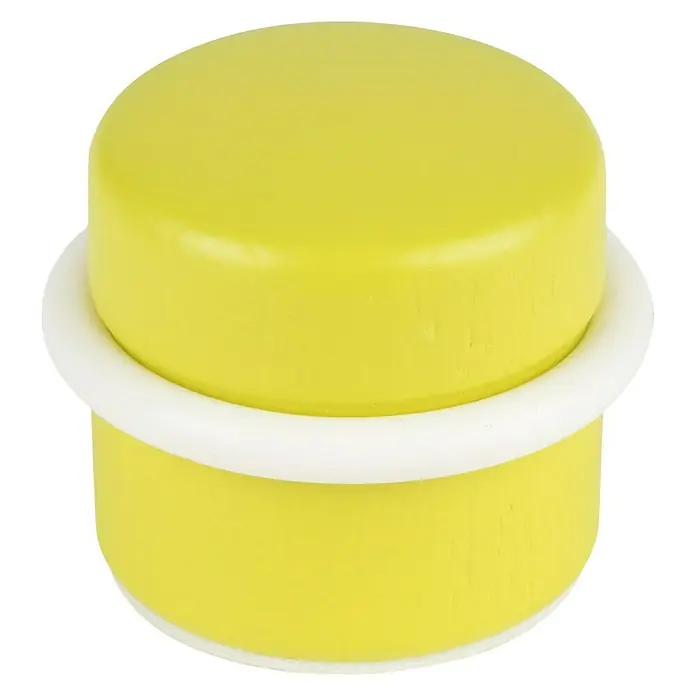 Wandtürstopper - Durchmesser: 40 mm, Transparent, Inhalt: 2 Stk. - Rechte Seitenansicht