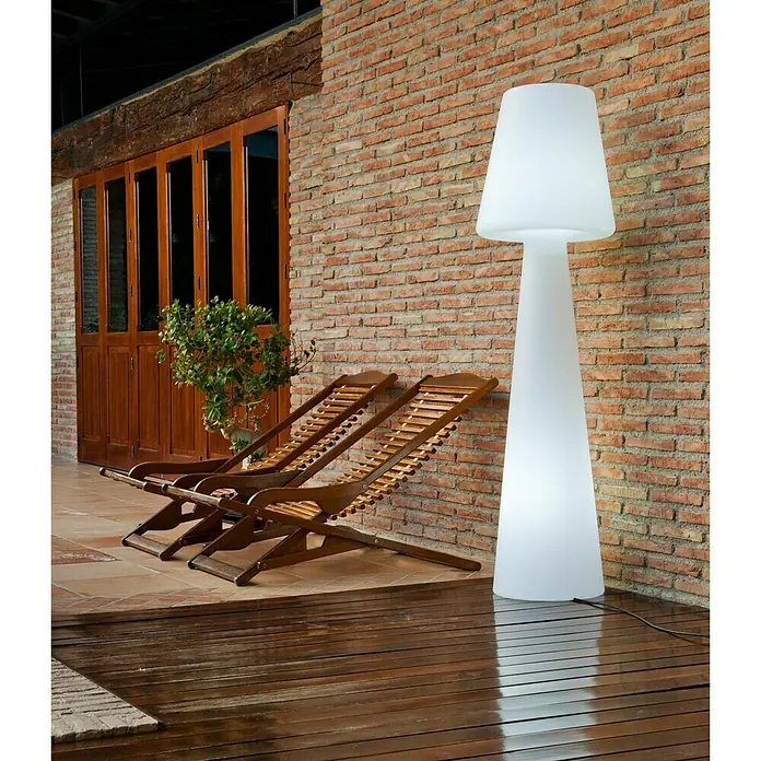 New Garden Lámpara de diseño para exterior LED Lola - 2 luces, Color de luz: Blanco frío, Altura: 165 cm