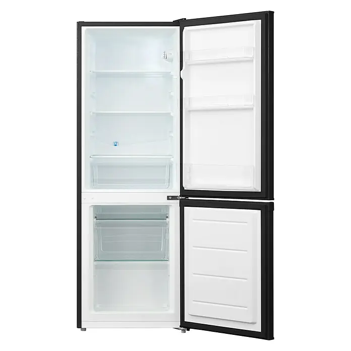 Respekta Kühl-Gefrierkombination KG142A++ - Nutzinhalt Gesamt: 167 l, 54 x 50 x 141,8 cm, Schwarz