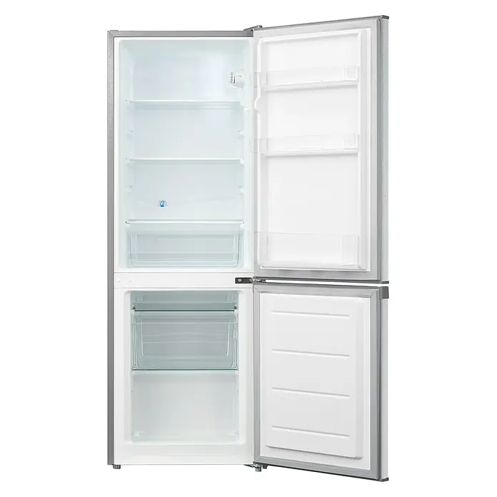 Respekta Kühl-Gefrierkombination KG142A++ - Nutzinhalt Gesamt: 167 l, 54 x 50 x 141,8 cm, Silber