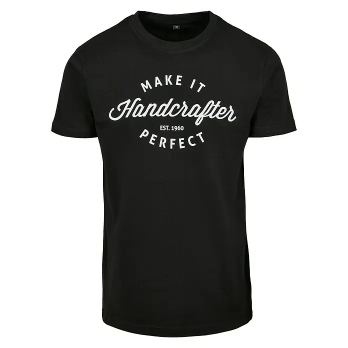 T-Shirt Handcrafter - XL, Schwarz - Vorderansicht
