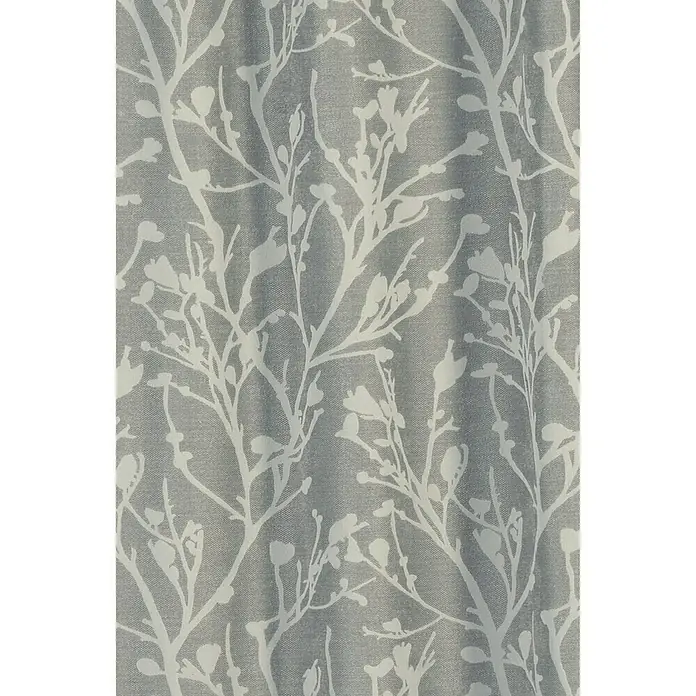 Elbersdrucke Verdunkelungsvorhang Secret Garden - 140 x 255 cm, 100 % Polyester, Grau - Detailaufnahme