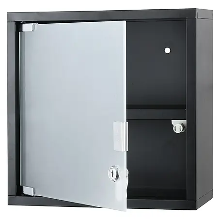 Differnz  Kast met vleugeldeuren Quadro zwart
