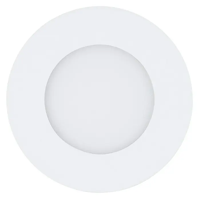 Eglo Ronde led-inbouwverlichting Fueva 1 - 2,7 W, Ø x h: 85 x 30 mm, Wit, Warm wit - Vooraanzicht