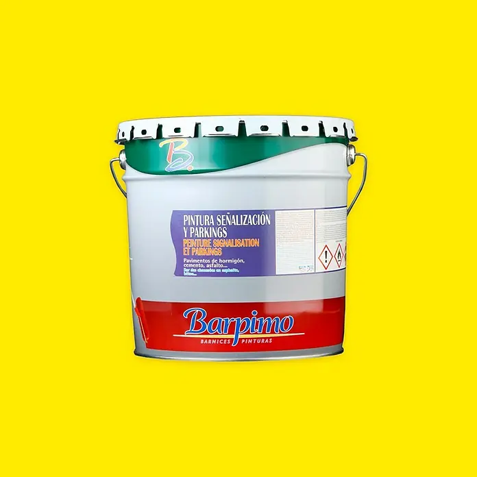 Barpimo Pintura de señalización y parkings - Amarillo, 15 l