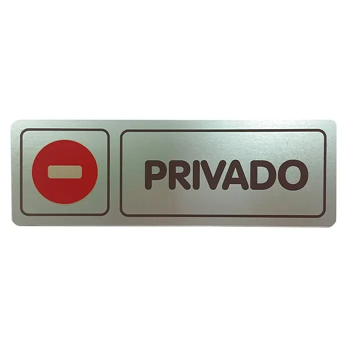 Rótulo - Plateado/Negro, Privado