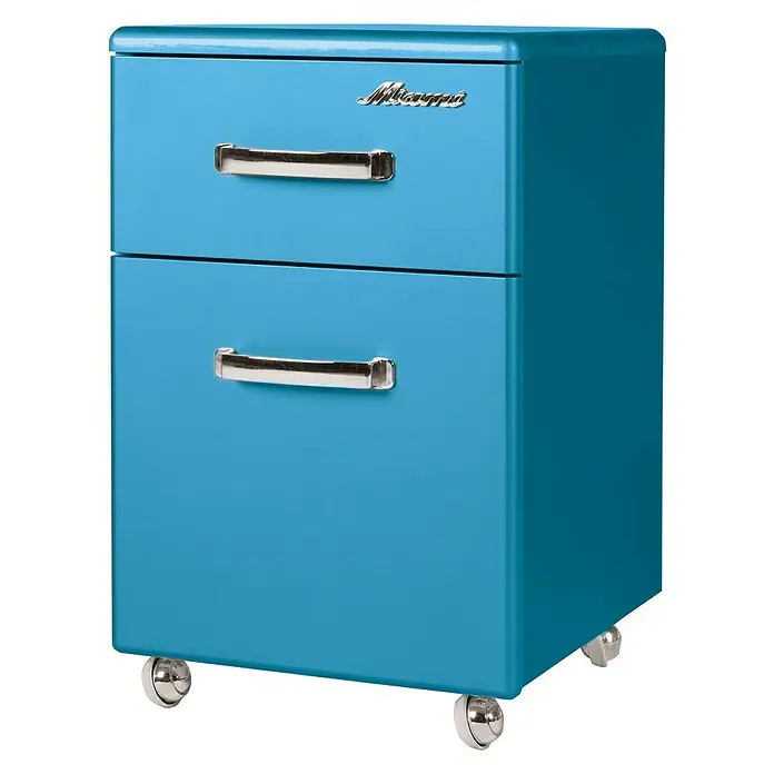 Phönix Miami Rollcontainer - L x B x H: 40 x 36 x 61,4 cm, Blau, Anzahl Schubladen: 1 Stk. - Vorderansicht