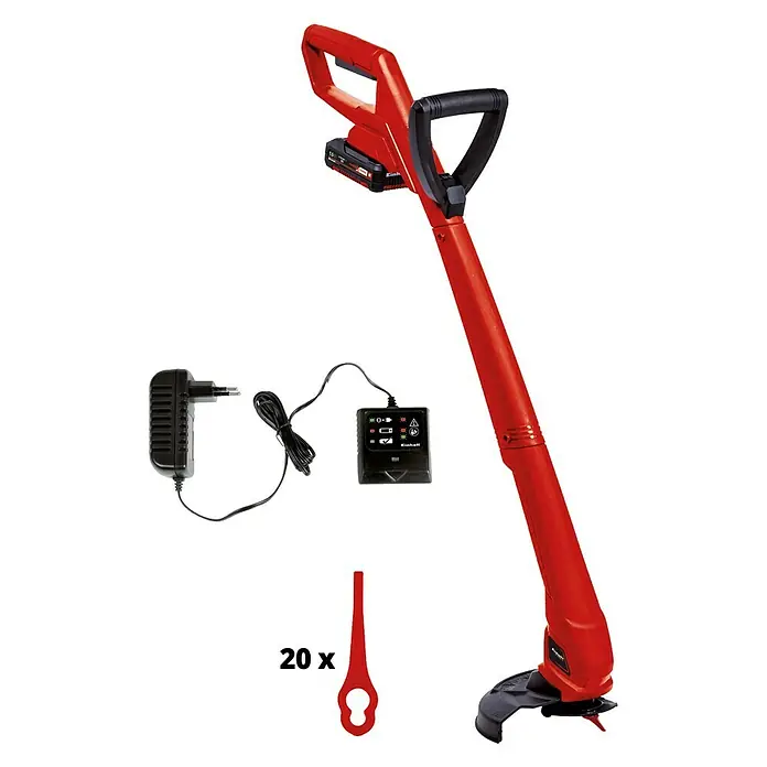 Einhell Power X-Change Akku-Rasentrimmer GC-CT 18/24 Li P - 18 V, Li-Ionen, 1 Akku, Schnittbreite: 24 cm - Vorderansicht