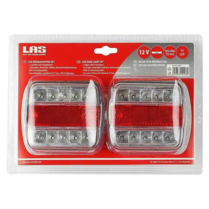 LAS LED-Rückleuchte - 2 Stk., Geeignet für: Anhänger