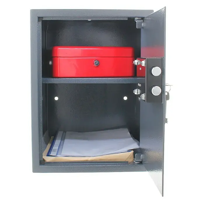 Rottner Möbeltresor Homestar - Doppelbart-Hochsicherheitsschloss, L x B x H: 35 x 31 x 41,5 cm, Anthrazit