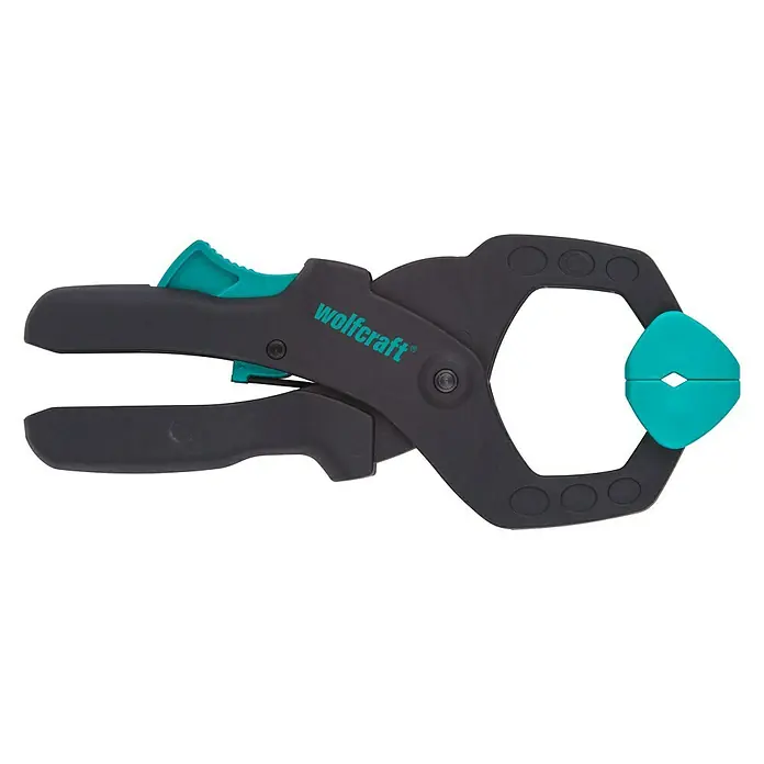 Wolfcraft Pinza de carraca hobby 1 FZR 40 - Anchura de sujeción: 40 mm