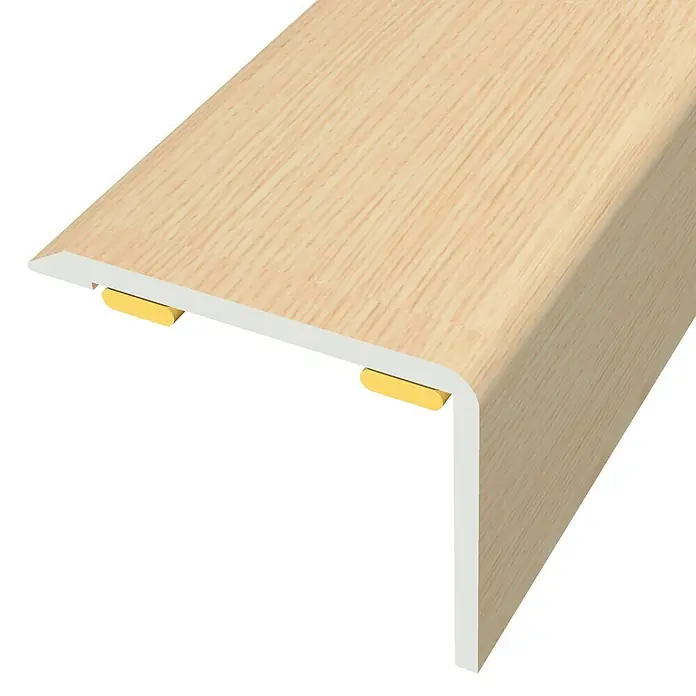 Baglinox Perfil angular Roble - 87 - 135 cm x 25 mm x 20 mm, Pegado