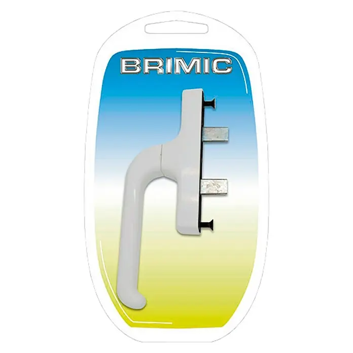 Micel Brimic Manilla para ventana 6817 - Largo: 18 cm, Blanco, Aluminio