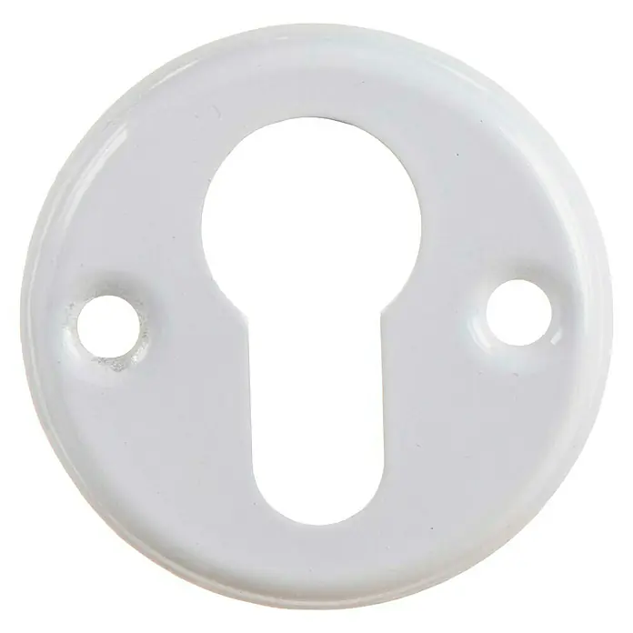 Escudo para cerraduras con bocallave 1001 - Blanco