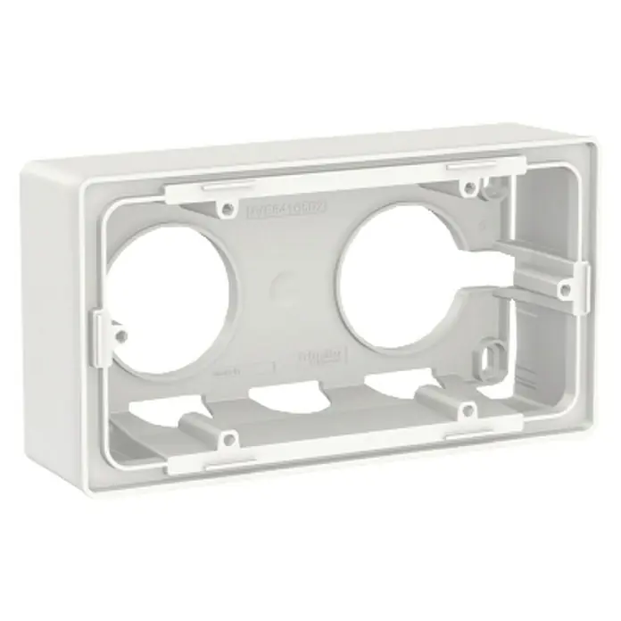 Schneider Electric New Unica Caja de superficie Studio - L x An x Al: 4 x 17,4 x 8,3 cm, Montaje en la pared