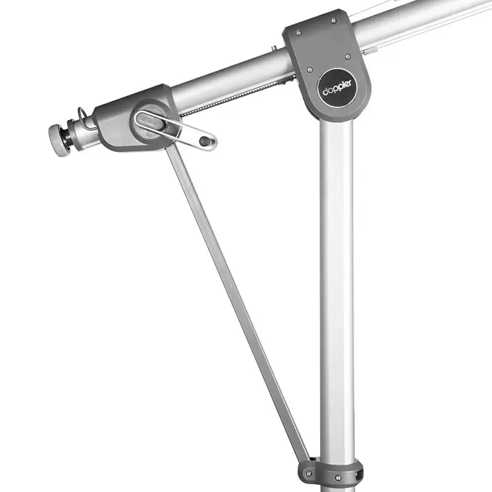 Doppler Expert Pendelschirm - Anthrazit, 350 cm - Detailaufnahme
