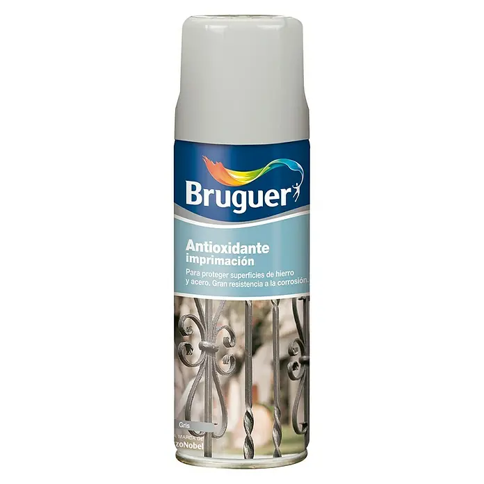 Bruguer Spray antióxido - Gris, 400 ml, Satinado