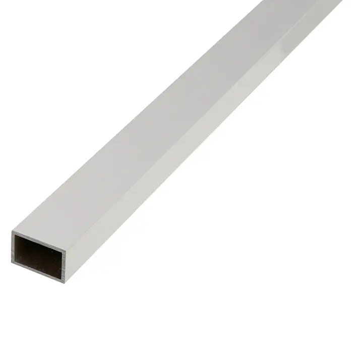 Stabilit Vierkantrohr - L x B x H: 2.000 x 50 x 20 mm, Aluminium, Silber, Eloxiert