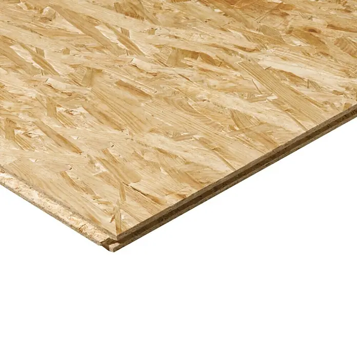 OSB-Verlegeplatte - 2.500 x 675 x 15 mm, Ungeschliffen - Linke Seitenansicht