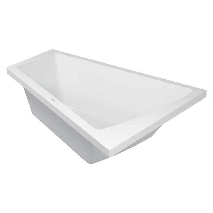 Duravit Badewanne Paiova - 170 x 130 cm, Raumecke Rechts, Sanitäracryl, Weiß - Vorderansicht