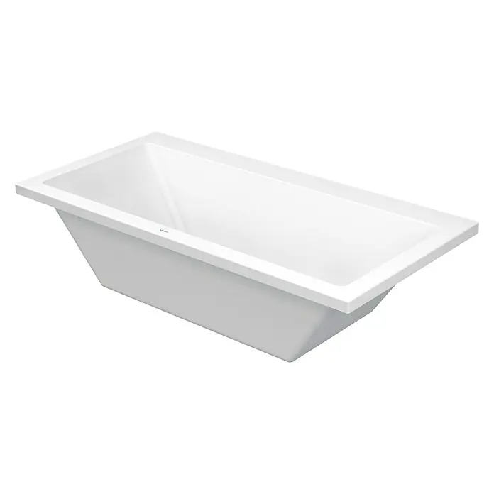 Duravit Vero Badewanne - 190 x 90 cm, Sanitäracryl, Weiß - Vorderansicht