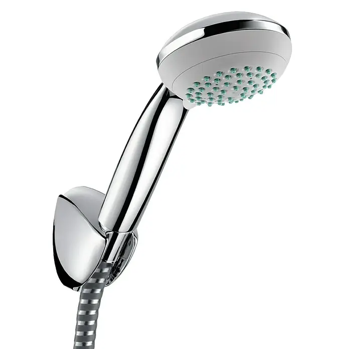 Hansgrohe Crometta Tuš slušalica s držačem i crijevom 85 Vario - Broj funkcija: 2 Kom., Promjer ručnog tuša: 8,5 cm, Krom - Pogled sprijeda