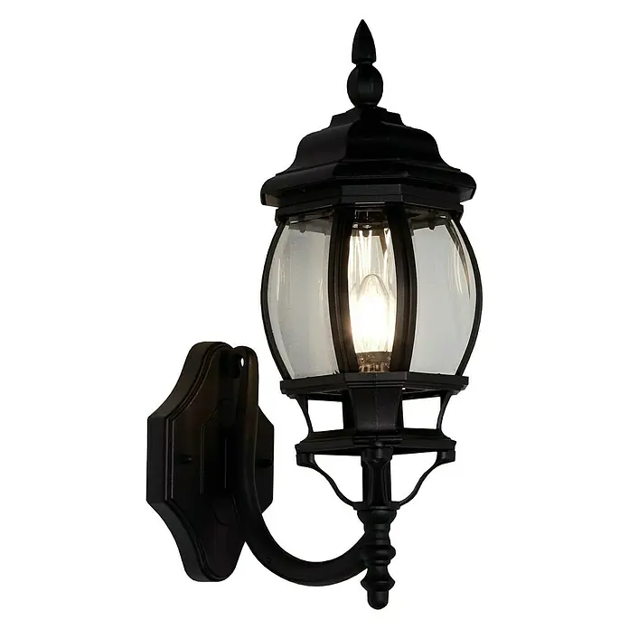 Searchlight Wandlamp voor buiten Bel Aire - 47 x 16 x 16 cm, Zwart, IP23