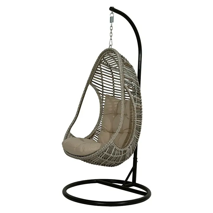 Hängesessel Casata - L x B x H: 86 x 80 x 129 cm, Braun