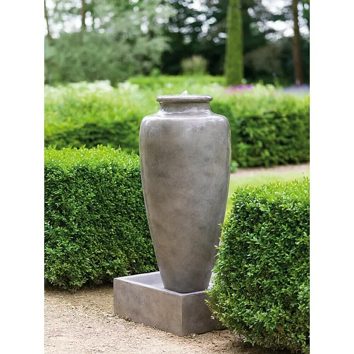 Fuente Siena - Gris, L x An x Al: 49 x 49 x 105 cm