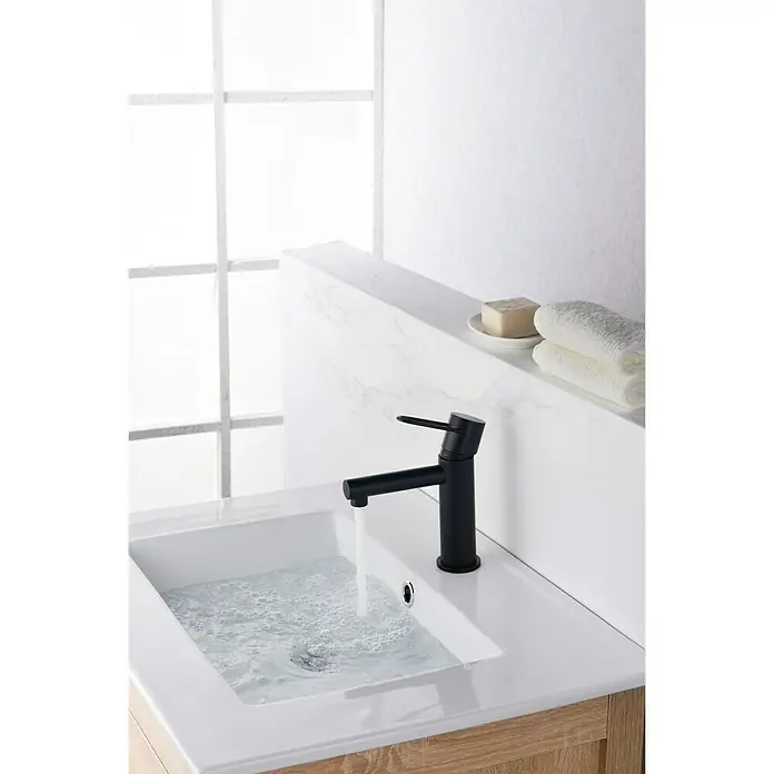 Imex Milos Grifo de lavabo - Negro