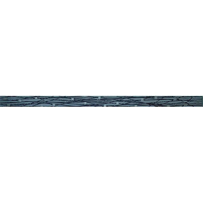 Fliesenbordüre Macao - 59,8 x 3,5 cm, Anthrazit, Matt - Ansicht von oben