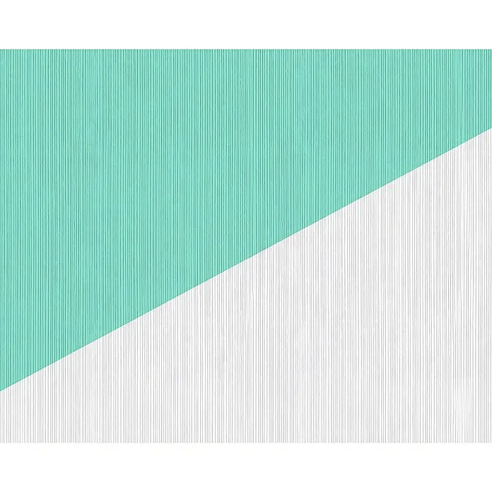 Atlantis Design Vliestapete Längsstruktur - Weiß, Uni, 10,05 x 0,53 m