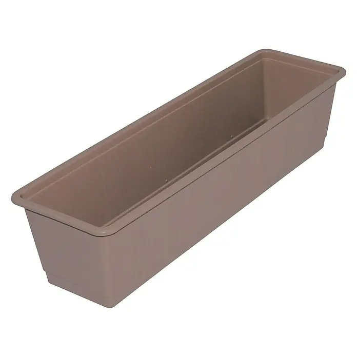 Geli Standard Balkonkasten - Max. Außenlänge: 60 cm, Taupe - Vorderansicht