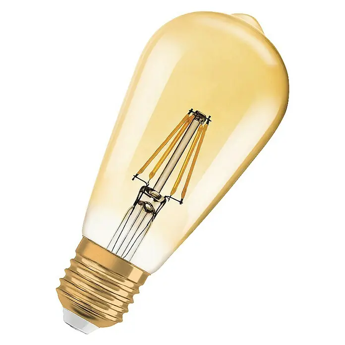 Osram Vintage 1906 LED žarulja - 4 W, E27, Topla bijela, Kruškoliko