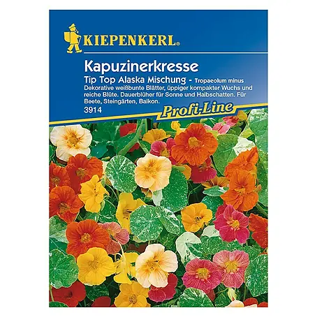 Kiepenkerl Profi-Line Kräutersamen Kapuzinerkresse Tip Top Alaska Mischung