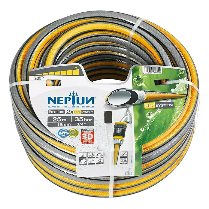 Neptun Premium Vrtno crijevo - Duljina: 25 m, Promjer: 19 mm