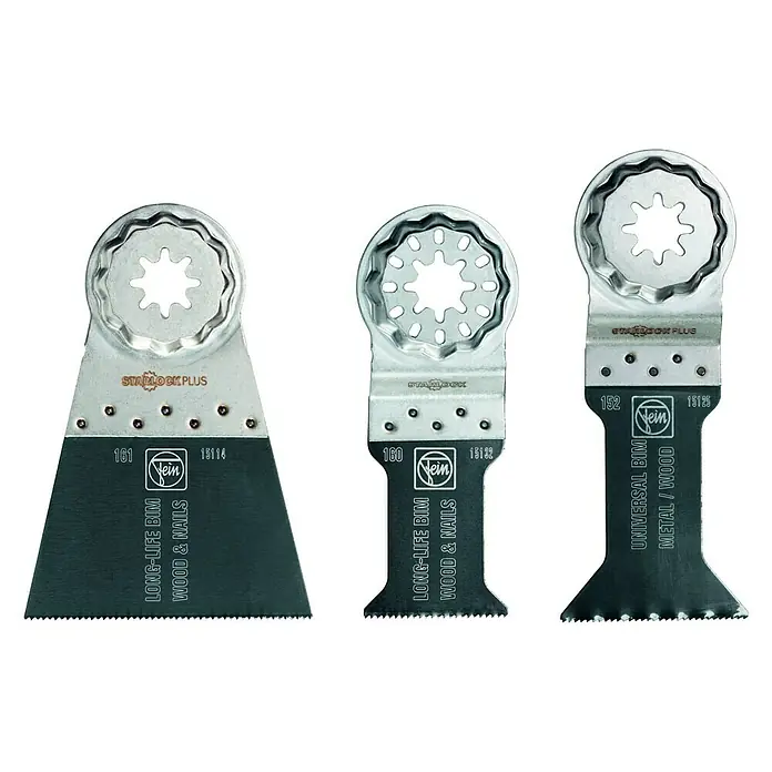 Fein Starlock Plus Set listova za pile E-Cut Combo - 3 -dij. - Pogled odozgo