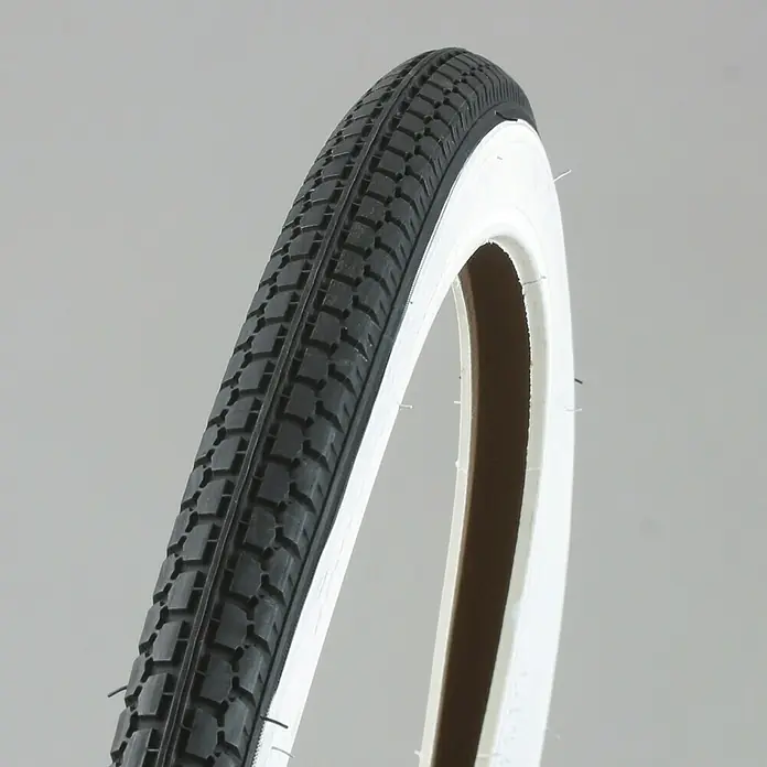 Fischer Fahrradreifen - Schwarz/Weiß, Geeignet für: Straße, 28″ x 1,75 - Vorderansicht