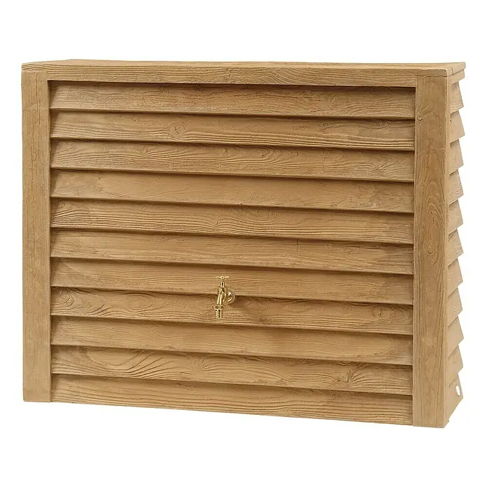 Garantia Exklusive Line Wandtank Woody - Lightwood, 350 l - Linke Seitenansicht
