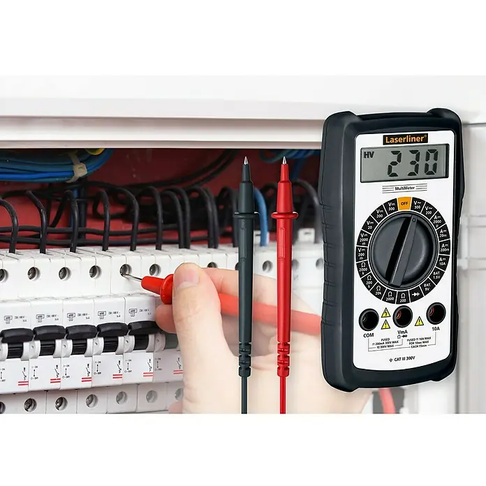 Laserliner Digital-Multimeter - Messbereich Wechselspannung: 200 V - 300 V - Anwendungsbeispiel