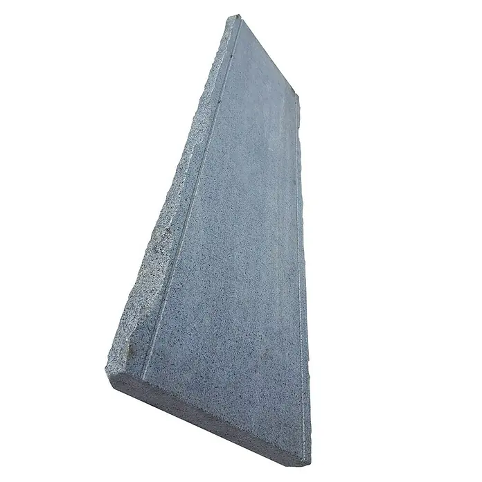 Mauerabdeckplatte G 654 - Anthrazit, 100 x 32 x 4 cm, Granit - Vorderansicht