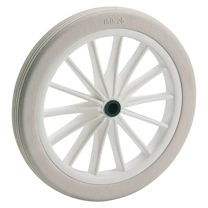 Stabilit Kotač sa žbicama - Promjer: 185 mm, Nosivost: 25 kg, Klizni ležaj - Pogled odozgo